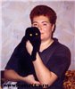 Шотландская вислоухая черная кошка Фаина - наша родоначальница